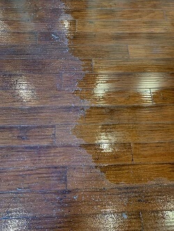 How to Remove Marks on Hardwood Floor from Rug Pad? : r/Flooring